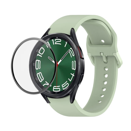 JUNSUNMAY Silicone Adjustable Strap + Full Coverage PMMA Screen Protector Kit, For Samsung Galaxy Watch6 Classic 43mm, For Samsung Galaxy Watch5 44mm, For Samsung Galaxy Watch5 Pro 45mm - DealBuddy