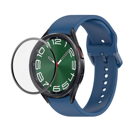 JUNSUNMAY Silicone Adjustable Strap + Full Coverage PMMA Screen Protector Kit, For Samsung Galaxy Watch6 Classic 43mm, For Samsung Galaxy Watch5 44mm, For Samsung Galaxy Watch5 Pro 45mm - DealBuddy