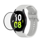 JUNSUNMAY Silicone Adjustable Strap + Full Coverage PMMA Screen Protector Kit, For Samsung Galaxy Watch5 40mm, For Samsung Galaxy Watch4 44mm, For Samsung Galaxy Watch4 40mm - DealBuddy