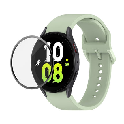 JUNSUNMAY Silicone Adjustable Strap + Full Coverage PMMA Screen Protector Kit, For Samsung Galaxy Watch5 40mm, For Samsung Galaxy Watch4 44mm, For Samsung Galaxy Watch4 40mm - DealBuddy