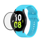 JUNSUNMAY Silicone Adjustable Strap + Full Coverage PMMA Screen Protector Kit