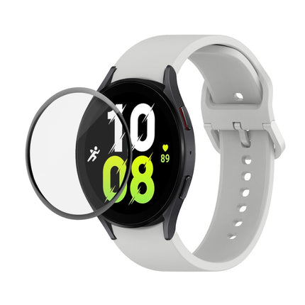JUNSUNMAY Silicone Adjustable Strap + Full Coverage PMMA Screen Protector Kit, For Samsung Galaxy Watch6 Classic 43mm, For Samsung Galaxy Watch5 44mm, For Samsung Galaxy Watch5 Pro 45mm - DealBuddy