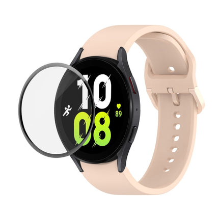 JUNSUNMAY Silicone Adjustable Strap + Full Coverage PMMA Screen Protector Kit, For Samsung Galaxy Watch6 Classic 43mm, For Samsung Galaxy Watch5 44mm, For Samsung Galaxy Watch5 Pro 45mm - DealBuddy