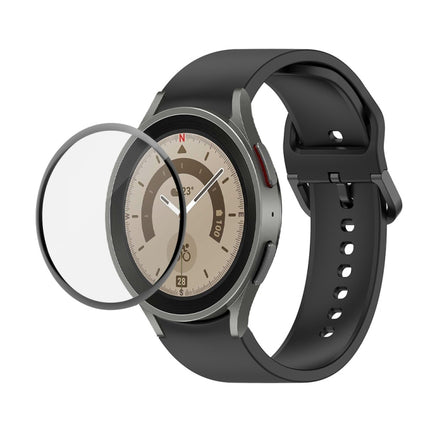 JUNSUNMAY Silicone Adjustable Strap + Full Coverage PMMA Screen Protector Kit, For Samsung Galaxy Watch6 Classic 43mm, For Samsung Galaxy Watch5 44mm, For Samsung Galaxy Watch5 Pro 45mm - DealBuddy