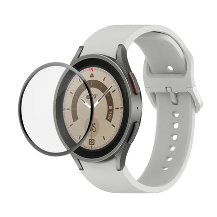 JUNSUNMAY Silicone Adjustable Strap + Full Coverage PMMA Screen Protector Kit, For Samsung Galaxy Watch6 Classic 43mm, For Samsung Galaxy Watch5 44mm, For Samsung Galaxy Watch5 Pro 45mm - DealBuddy