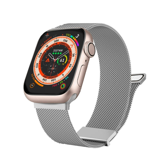 Milan Double Magnetic Steel Mesh Watch Band, For Apple Watch 5 40mm, For Apple Watch 4 44mm, For Apple Watch 4 40mm, For Apple Watch 3 38mm, For Apple Watch 3 42mm, For Apple Watch 2 42mm - DealBuddy