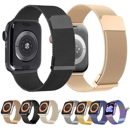 Milan Double Magnetic Steel Mesh Watch Band, For Apple Watch Ultra 49mm, For Apple Watch 8 41mm, For Apple Watch 8 45mm, For Apple Watch SE 2022 40mm, For Apple Watch SE 2022 44mm, For Apple Watch 7 41mm - DealBuddy