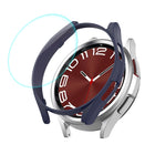 ENKAY Hat-Prince Electroplated Hard PC Case + 0.2mm 9H Glass Screen Protector, For Samsung Galaxy Watch6 Classic 47mm, For Samsung Galaxy Watch6 44mm, For Samsung Galaxy Watch6 40mm, For Samsung Galaxy Watch6 Classic 43mm