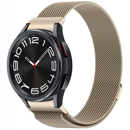 Button Style Milan Magnetic Metal Watch Band, For Samsung Galaxy Watch 6 Classic, For Samsung Galaxy Watch5 / 5 Pro, For Samsung Galaxy Watch4 / 4 Classic 46mm, For Samsung Galaxy Watch3 41mm - DealBuddy