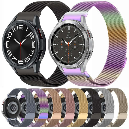 Button Style Milan Magnetic Metal Watch Band, For Samsung Galaxy Watch 6 Classic, For Samsung Galaxy Watch5 / 5 Pro, For Samsung Galaxy Watch4 / 4 Classic 46mm, For Samsung Galaxy Watch3 41mm - DealBuddy