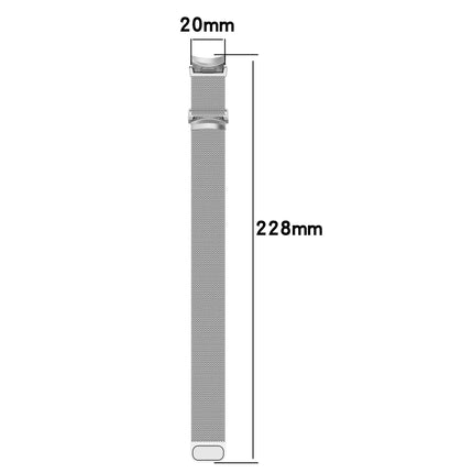 Button Style Milan Magnetic Metal Watch Band, For Samsung Galaxy Watch 6 Classic, For Samsung Galaxy Watch5 / 5 Pro, For Samsung Galaxy Watch4 / 4 Classic 46mm, For Samsung Galaxy Watch3 41mm - DealBuddy