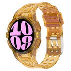 For Samsung Galaxy Watch6 40mm / Transparent Orange