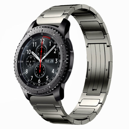 22mm I-Shaped Titanium Alloy Watch Band, For Samsung Galaxy Watch3 45mm, For Samsung Gear S3 Classic, For Samsung Gear S3 Frontier - DealBuddy