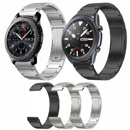 22mm I-Shaped Titanium Alloy Watch Band, For Samsung Galaxy Watch3 45mm, For Samsung Gear S3 Classic, For Samsung Gear S3 Frontier - DealBuddy