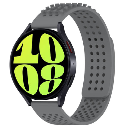20mm Holes Breathable 3D Dots Silicone Watch Band, For Samsung Galaxy Watch 6 Classic 47mm, For Samsung Galaxy Watch 6 44mm, For Samsung Galaxy Watch 6 40mm