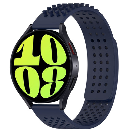 20mm Holes Breathable 3D Dots Silicone Watch Band, For Samsung Galaxy Watch 6 Classic 47mm, For Samsung Galaxy Watch 6 44mm, For Samsung Galaxy Watch 6 40mm