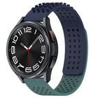 For Samsung Galaxy Watch 6 Classic 47mm / Midnight Blue+Olive Green