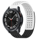 20mm Holes Breathable 3D Dots Silicone Watch Band, For Samsung Galaxy Watch 6 Classic 43mm, For Samsung Galaxy watch 5 Pro Golf Edition, For Samsung Galaxy watch 5 Golf Edition