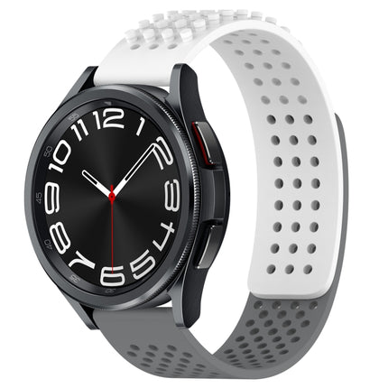 20mm Holes Breathable 3D Dots Silicone Watch Band, For Samsung Galaxy Watch 6 Classic 43mm, For Samsung Galaxy watch 5 Pro Golf Edition, For Samsung Galaxy watch 5 Golf Edition