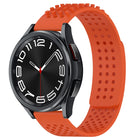20mm Holes Breathable 3D Dots Silicone Watch Band, For Samsung Galaxy Watch 6 Classic 43mm, For Samsung Galaxy watch 5 Pro Golf Edition, For Samsung Galaxy watch 5 Golf Edition