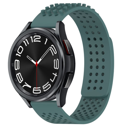 20mm Holes Breathable 3D Dots Silicone Watch Band, For Samsung Galaxy Watch 6 Classic 43mm, For Samsung Galaxy watch 5 Pro Golf Edition, For Samsung Galaxy watch 5 Golf Edition