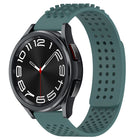 20mm Holes Breathable 3D Dots Silicone Watch Band, For Samsung Galaxy Watch 6 Classic 43mm, For Samsung Galaxy watch 5 Pro Golf Edition, For Samsung Galaxy watch 5 Golf Edition