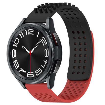 20mm Holes Breathable 3D Dots Silicone Watch Band, For Samsung Galaxy Watch 6 Classic 43mm, For Samsung Galaxy watch 5 Pro Golf Edition, For Samsung Galaxy watch 5 Golf Edition