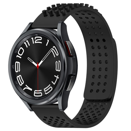 20mm Holes Breathable 3D Dots Silicone Watch Band, For Samsung Galaxy Watch 6 Classic 43mm, For Samsung Galaxy watch 5 Pro Golf Edition, For Samsung Galaxy watch 5 Golf Edition