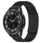 20mm Holes Breathable 3D Dots Silicone Watch Band, For Samsung Galaxy Watch 6 Classic 43mm, For Samsung Galaxy watch 5 Pro Golf Edition, For Samsung Galaxy watch 5 Golf Edition