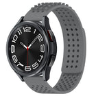 20mm Holes Breathable 3D Dots Silicone Watch Band, For Samsung Galaxy Watch 6 Classic 43mm, For Samsung Galaxy watch 5 Pro Golf Edition, For Samsung Galaxy watch 5 Golf Edition