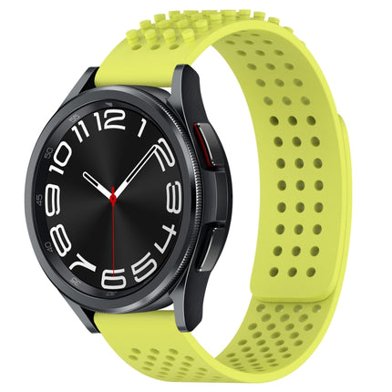 20mm Holes Breathable 3D Dots Silicone Watch Band, For Samsung Galaxy Watch 6 Classic 43mm, For Samsung Galaxy watch 5 Pro Golf Edition, For Samsung Galaxy watch 5 Golf Edition