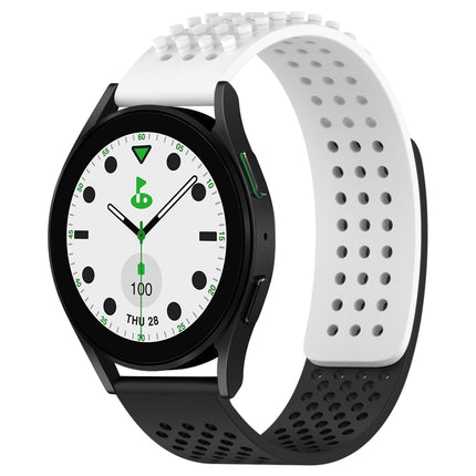 20mm Holes Breathable 3D Dots Silicone Watch Band, For Samsung Galaxy Watch 6 Classic 43mm, For Samsung Galaxy watch 5 Pro Golf Edition, For Samsung Galaxy watch 5 Golf Edition