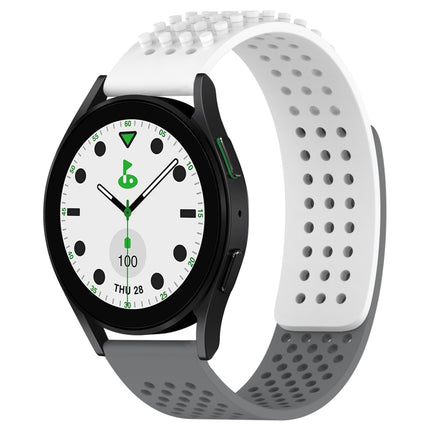 20mm Holes Breathable 3D Dots Silicone Watch Band, For Samsung Galaxy Watch 6 Classic 43mm, For Samsung Galaxy watch 5 Pro Golf Edition, For Samsung Galaxy watch 5 Golf Edition