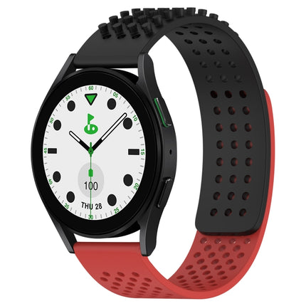 20mm Holes Breathable 3D Dots Silicone Watch Band, For Samsung Galaxy Watch 6 Classic 43mm, For Samsung Galaxy watch 5 Pro Golf Edition, For Samsung Galaxy watch 5 Golf Edition