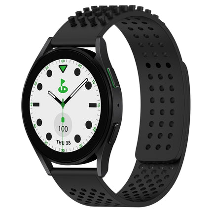 20mm Holes Breathable 3D Dots Silicone Watch Band, For Samsung Galaxy Watch 6 Classic 43mm, For Samsung Galaxy watch 5 Pro Golf Edition, For Samsung Galaxy watch 5 Golf Edition