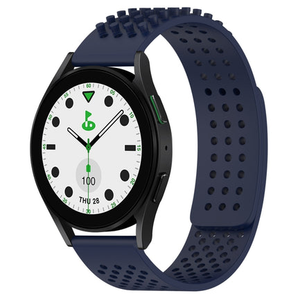 20mm Holes Breathable 3D Dots Silicone Watch Band, For Samsung Galaxy Watch 6 Classic 43mm, For Samsung Galaxy watch 5 Pro Golf Edition, For Samsung Galaxy watch 5 Golf Edition