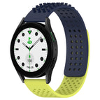 For Samsung Galaxy watch 5 Golf Edition / Midnight Blue+Lime Green