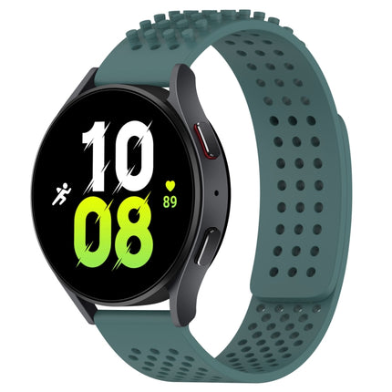 20mm Holes Breathable 3D Dots Silicone Watch Band, For Samsung Galaxy Watch 5  44mm, For Samsung Galaxy Watch 5 Pro  45mm, For Samsung Galaxy Watch 5  40mm