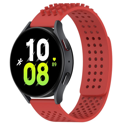 20mm Holes Breathable 3D Dots Silicone Watch Band, For Samsung Galaxy Watch 5  44mm, For Samsung Galaxy Watch 5 Pro  45mm, For Samsung Galaxy Watch 5  40mm