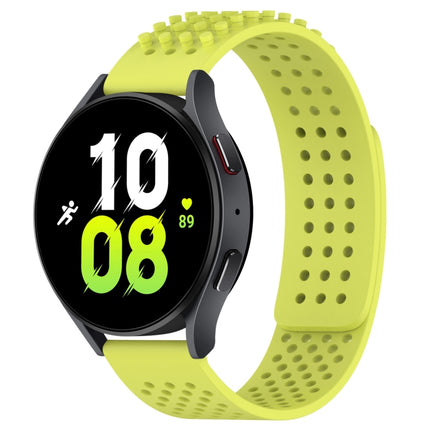 20mm Holes Breathable 3D Dots Silicone Watch Band, For Samsung Galaxy Watch 5  44mm, For Samsung Galaxy Watch 5 Pro  45mm, For Samsung Galaxy Watch 5  40mm