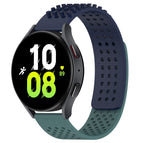 For Samsung Galaxy Watch 5  44mm / Midnight Blue+Olive Green