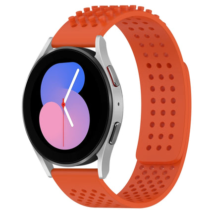 20mm Holes Breathable 3D Dots Silicone Watch Band, For Samsung Galaxy Watch 5  44mm, For Samsung Galaxy Watch 5 Pro  45mm, For Samsung Galaxy Watch 5  40mm