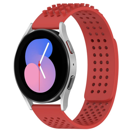 20mm Holes Breathable 3D Dots Silicone Watch Band, For Samsung Galaxy Watch 5  44mm, For Samsung Galaxy Watch 5 Pro  45mm, For Samsung Galaxy Watch 5  40mm