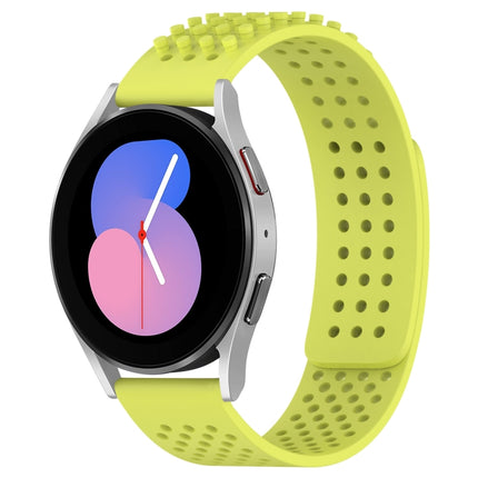 20mm Holes Breathable 3D Dots Silicone Watch Band, For Samsung Galaxy Watch 5  44mm, For Samsung Galaxy Watch 5 Pro  45mm, For Samsung Galaxy Watch 5  40mm