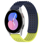 For Samsung Galaxy Watch 5  40mm / Midnight Blue+Lime Green