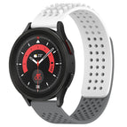 For Samsung Galaxy Watch 5 Pro  45mm / White+Grey