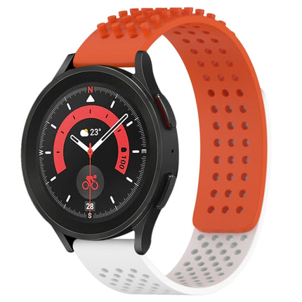 20mm Holes Breathable 3D Dots Silicone Watch Band, For Samsung Galaxy Watch 5  44mm, For Samsung Galaxy Watch 5 Pro  45mm, For Samsung Galaxy Watch 5  40mm