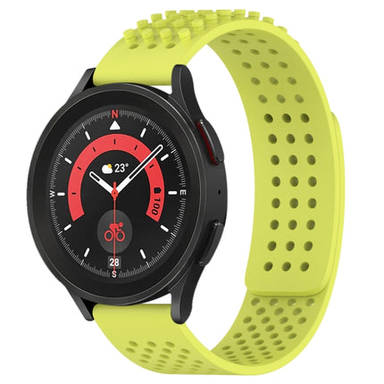 20mm Holes Breathable 3D Dots Silicone Watch Band, For Samsung Galaxy Watch 5  44mm, For Samsung Galaxy Watch 5 Pro  45mm, For Samsung Galaxy Watch 5  40mm