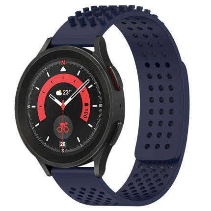 20mm Holes Breathable 3D Dots Silicone Watch Band, For Samsung Galaxy Watch 5  44mm, For Samsung Galaxy Watch 5 Pro  45mm, For Samsung Galaxy Watch 5  40mm