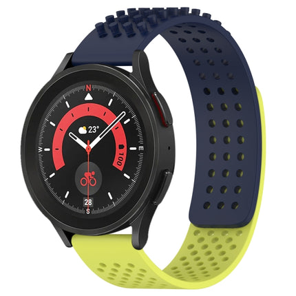 20mm Holes Breathable 3D Dots Silicone Watch Band, For Samsung Galaxy Watch 5  44mm, For Samsung Galaxy Watch 5 Pro  45mm, For Samsung Galaxy Watch 5  40mm